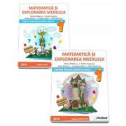 Set 2 caiete - Matematica si explorarea mediului, pentru clasa I. Caietul elevului pentru semestrele I si II (Mirela Mihaescu)