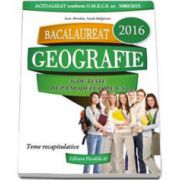 Bacalaureat 2016, geografie - 36 de teste, dupa modelul M. E. C. S. (Ioan Abrudan)