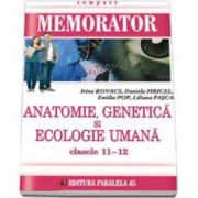 Memorator de anatomie, genetica si ecologie umana pentru clasele XI-XII (Daniela Firicel)