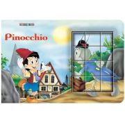 Pinocchio. Cubopuzzle - Carte si 12 cuburi