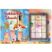 Soldatelul de plumb. Cubopuzzle - Carte si 12 cuburi