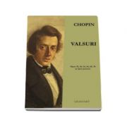 Valsuri pentru pian Fr. Chopin - partituri pian si percutie; pian 2 maini