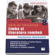 Marinela Popa - Ghid de pregatire Limba si literatura romana clasa a VIII-a, pentru Evaluarea Nationala. Modalitati de abordare a textelor literare, notiuni de teorie literara, Modele de compuneri