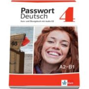 Passwort Deutsch 4 Kurs- und Ubungsbuch und Audio-CD - Curs si carte de exercitii pentru clasa a XI-a L2 (Contine CD audio)