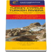 Harta rutiera Turcia (Cipru si Riviera Turciei) - Scara: 1: 9000000