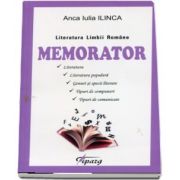 Anca Iulia Ilinca, Literatura Limbii Romane - Memorator