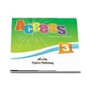 Virginia Evans, Access 3 Audio CD. Curs limba engleza pentru clasa a 7-a, nivel pre-intermediate (set 4 CD)