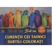 Curentii cei tainici subtili colorati - Setul contine 20 de planse cu mostre de culori