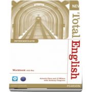 New Total English Intermediate Level Workbook with Key and Audio CD de Anthony Cosgrove