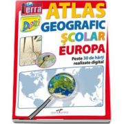 Atlas geografic scolar - Europa. Peste 30 de harti realizate digital