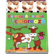 Descopera, rezolva si coloreaza. Forme geometrice, adunari, scaderi, culori si jocuri cu creioane!