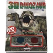 Dinozauri - Cu ochelari 3D! - Contine 20 de abtibilduri 3D reutilizabile