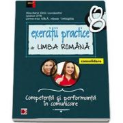 Mina Maria Rusu, Exercitii practice de Limba Romana, pentru clasa a VIII-a. Consolidare - Competenta si performanta in comunicare (Editie 2017)