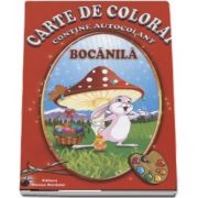 Bocanila - Carte de colorat, contine autocolant
