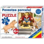 Puzzle - Povestea porcului - Contine 35 piese