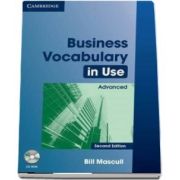 Business Vocabulary in Use Advanced with Answers and CD-ROM de Bill Mascull