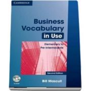 Business Vocabulary in Use Elementary to Pre-intermediate with Answers and CD-ROM de Bill Mascull