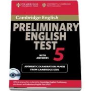 Cambridge Preliminary English Test 5 Self-Study Pack with Answers