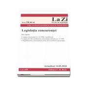 Legislatia concurentei. Cod 655. Actualizat la 14. 05. 2018 - Editie coordonata si prefatata de avocat dr. Valentin Mircea