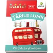 Tarile lumii - Carti de joc si invatare (Colectia Cvartet 4-6 ani)