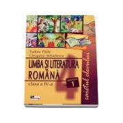 Limba Romana caietul elevului pentru clasa a-IV-a - partea I-a