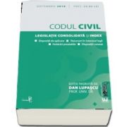 Codul civil. Legislatie consolidata si index: septembrie 2018