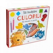 Sa invatam culorile - Set educativ cu puzzle