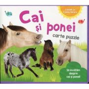 Cai si ponei. Carte puzzle