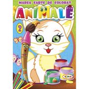 Marea carte de colorat. Animale vol. 2