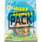 Curs de limba engleza - Happy Rhymes 1 Story Book with Audio CD and DVD Video PAL