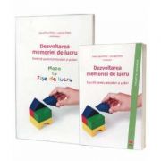 Dezvoltarea memoriei de lucru. Set 2 carti - Exercitii pentru prescolari si scolari, mapa cu fise de lucru