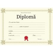 Diploma - Format A4 (model imagine aurie)