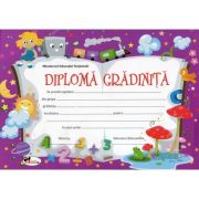 Diploma gradinita - Format A4, model imagine trenulet