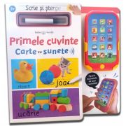 Scrie si sterge. Primele cuvinte. Carte cu sunete