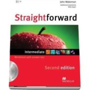 Straightforward 2nd Edition Intermediate Level Workbook with key and CD Pack