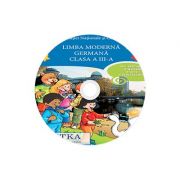 Limba moderna Germana, CD AUDIO pentru Clasa a II-a, partea I si partea a II-a (M. G. Bertarini, A. Hallier, P. Iotti, S. Peristeubing)