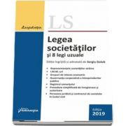 Legea societatilor si 8 legi uzuale. Actualizata 18 septembrie 2019