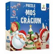 Mos Craciun. Puzzle educativ