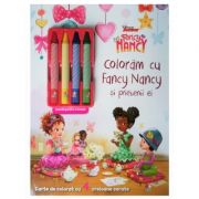 Disney. Fancy Nancy. Coloram cu Fancy Nancy si prietenii ei (contine 4 creioane cerate)