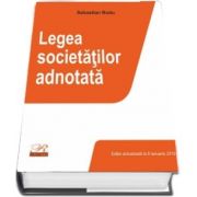 Legea societatilor adnotata. Editia 2019