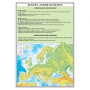 Plansa Europa. Forme de relief