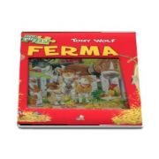 Carte cu puzzle. Ferma - contine 4 puzzle-uri