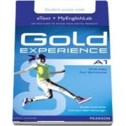 Gold Experience A1 eText & MyEnglishLab Student Access Card