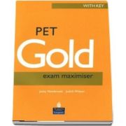 PET Gold Exam Maximiser with key NE and Audio CD Pack