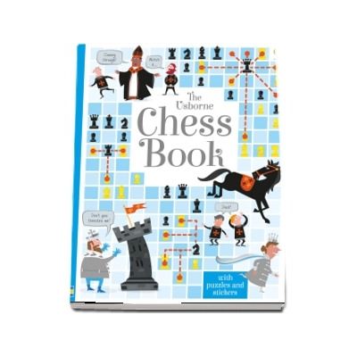 Chess book with puzzles and stickers