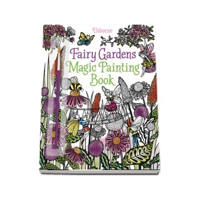 Fairy gardens magic painting book