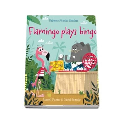 Flamingo plays bingo