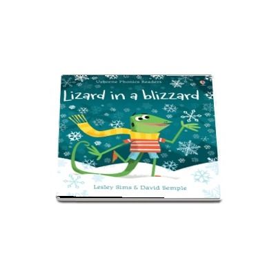 Lizard in a blizzard