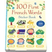 100 First French words sticker book