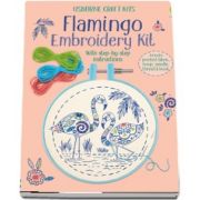 Embroidery kit: Flamingo